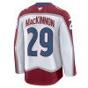Colorado Avalanche Fanatics Premium Nathan MacKinnon 2024-25 Auswärts Weiss Trikot - Herren